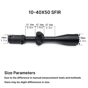 Lunette de visée BANGBANG 10-40x50 SFIR, système optique HD, objectif large pour activités de plein air - Product Image 6