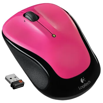 Logitech M325 Mouse Wireless Symmetrical Red Computer Office Mouse Wireless 2.4G Receiver Mouse