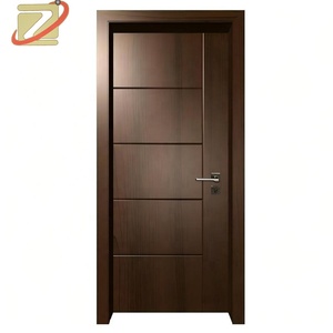 <span class=keywords><strong>Porte</strong></span> intérieure moderne en polymère bois ZS avec <span class=keywords><strong>isolation</strong></span> acoustique et surface finie pour hôtels et chambres - Contreplaqué en fibre de verre - Product Image 1