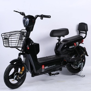 Ciclomotor Eléctrico de 48V 350W con Neumático de Vacío de 14 Pulgadas y 2 Asientos, Bicicleta Eléctrica para Adultos - Product Image 4