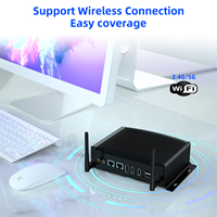 Win 10 11 Pro opnsense SATA3.0 M.2 60HZ komputer HYSTOU 10th CPU Fanless PC Mini Intel i3-10110U DP Com