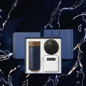 Coffret Cadeau d'Entreprise Haut de Gamme 3-en-1 : Bouteille Isotherme, Batterie Externe et Haut-parleur, Personnalisable pour Événements d'Affaires et Clients - Product Image 3