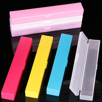 20 SUNSHING Boîte de rangement en plastique dépoli pour brosses à dents, support pour brosses, conteneur de dentifrice, étui portable pour brosses à dents d'extérieur
