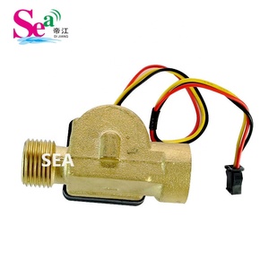 Lưu Lượng Kế Tua Bin Đồng Thau SEA 1/2 '', Cảm Biến Máy Nước Nóng Năng Lượng Mặt Trời NPN Pulse 1-25L/PHÚT YF-B20 - Product Image 3