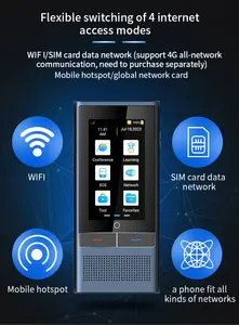 Big Touch Screen Multi-language Intelligent Voice Real-time Offline Translator Supports AI Assistance Photo Translation