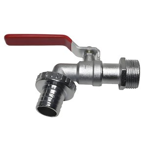 Robinet d'arrosage en alliage de zinc G1'' pour usage extérieur et intérieur, avec levier facile à ouvrir/fermer, vanne à boisseau sphérique pour l'approvisionnement en eau - Product Image 6
