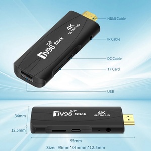 ทีวีสติ๊ก TV98 RK3228A สมาร์ททีวีสติ๊ก ระบบแอนดรอยด์ 7.1-12.1 รองรับความละเอียด 4K HD หน่วยความจำ 8GB/16GB เครื่องเล่นมีเดีย สมาร์ทแอนดรอยด์ทีวีสติ๊ก รองรับ WIFI 2.4G/5G - Product Image 3