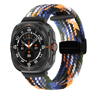 <span class=keywords><strong>Bracelet</strong></span> intelligent tressé avec boucle magnétique pliable pour <span class=keywords><strong>Samsung</strong></span> Galaxy Watch Ultra - Product Image 1