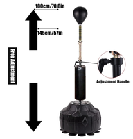 Sac Cobra sur pied pour la boxe MMA Fitness-Hauteur personnalisable Réflexion intense Poinçonnage Pratique Eau PU PVC Logo Sands