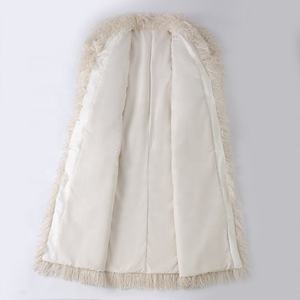 Abrigo Largo de Invierno para Mujer, Nuevo Modelo, Venta al por Mayor, Parka de Piel Sintética Mongola con Visón y Zorro, Corte Holgado - Product Image 2