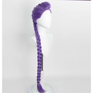 万圣节服装道具成人儿童尺寸露米长紫色辫子角色扮演假发 AOKG-170 - Product Image 2
