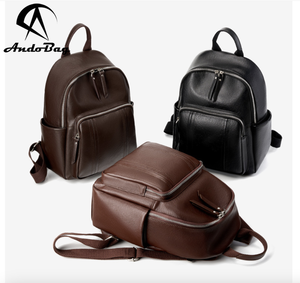 AndoBag - Mochilas de Moda de Piel Vacuna Suave para Mujer, para Viajes al Aire Libre, Gran Capacidad, Bolso de Mano, para el Trabajo Diario, Casual, Bolsos de Hombro - Product Image 2