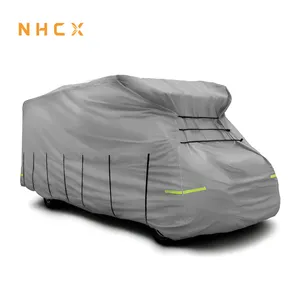 NHCX Europe Sunshade Caravan Motorhome Cover Windproof Waterproof 4 Layers Thickened RV Cover