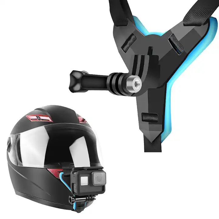 Universal Motorrad Helm Halterung für GoPro Schwarz