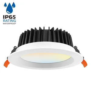 Downlight 5CCT Change Switch 4/5/6/7/8 Inch Color Selectable IP65 LED Recessed Downlight Ceiling Light For Interior Lighting