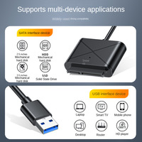 Câble SATA Easy Drive pour disque dur mécanique de 2,5 pouces et 3,5 pouces, disque dur SSD, disque à semi-conducteurs, câble USB SATA Easy Drive