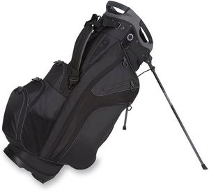 Sac de golf hybride noir en nylon unisexe avec organisateur à 14 compartiments, certifié BSCI - Product Image 2