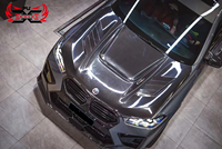 Capó de Fibra de Carbono de Alta Calidad, Estilo AE, Cubierta del Motor, Compatible con BMW X5M F95 X6M F96 X5 G05 X6 G06 M Power Body Kit