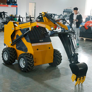 Efficient Mini Compact <b>Wheel</b> Front Skid Steer <b>Small</b> Track Engine Construction Farm Garden Wholesale - Product Image 3