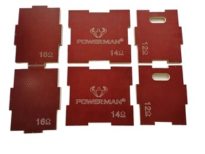 <span class=keywords><strong>Powerman</strong></span> S M L XL rouge vert noir haute qualité en bois tout-en-un antidérapant Fitness plio boîte de saut - Product Image 3