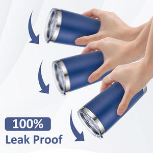 Gobelet isotherme de voyage en acier inoxydable à double paroi personnalisé de 12 oz et 14 oz, gobelet de camping, tasse à café isolée avec poignée - Product Image 4