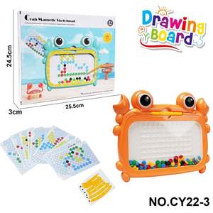 กระดานเขียนภาพสำหรับเด็ก ของเล่นเสริมพัฒนาการ กระดานดำ ของเล่นวาดรูป กระดานไวท์บอร์ดแม่เหล็กขนาดเล็ก - Product Image 3