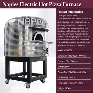 Modello Espositivo per Forno Pizza Napoletano Art Mosaic, Adatto per Esposizioni di Rivenditori di Attrezzature per Pizza - Product Image 6