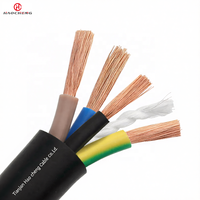Kabel Daya Fleksibel Berlapis Karet Tahan Cuaca & Minyak YCW Heavy Duty untuk Penggunaan Industri