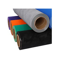 Vente en gros de vinyle PU mat givré personnalisé transfert de chaleur troupeau HTV vinyle de transfert de chaleur