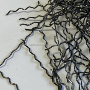 Fibres en acier inoxydable 0.70x35mm à extrémité accrochée pour fours réfractaires Fibre d'acier réfractaire haute performance - Product Image 3