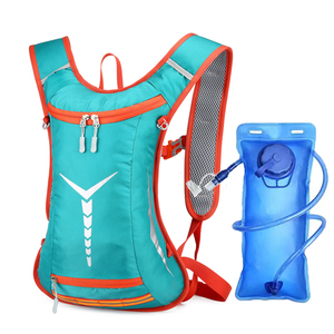 Sac de vélo de sport réfléchissant respirant léger sac à dos d'hydratation pour cyclisme en plein air avec poche pour casque - Product Image 1