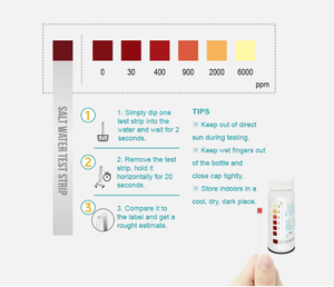 Tiras De Teste De Sal Merydi Titradores Para Piscinas Tiras De Teste De Piscina De Água Salgada Cloreto De Sódio - Product Image 5