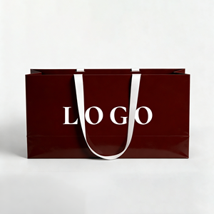 Bolsa de Papel Personalizada, Resistente, de Alta Calidad, Gruesa, Brillante, Impermeable y Reciclable para Tiendas de Ropa, Bolsas de Regalo con Asas y Logotipo - Product Image 2