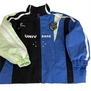 Manteau décontracté pour garçons Snidols 2026, style coréen, taille moyenne à grande, fermeture éclair, polyester, motif lettres mignonnes - Product Image 1