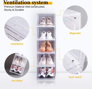 Caja de zapatos acrílica UB esterilización embalaje de papel zapatillas caja de zapatos <span class=keywords><strong>Mini</strong></span> caja de zapatos gruesa dunky - Product Image 4