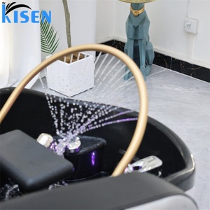 KISEN High-Class Intelligent Massage Shampoo Head Spa <b>Bed</b> Luxury Electric Massage Shampoo Chair High <b>End</b> Hair Washing Basin - Product Image 5