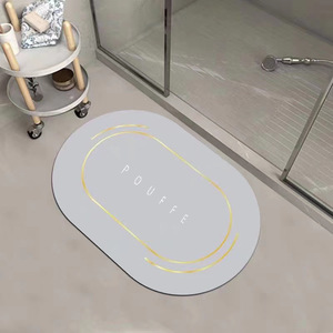 Tapis <span class=keywords><strong>de</strong></span> sol <span class=keywords><strong>de</strong></span> <span class=keywords><strong>salle</strong></span> <span class=keywords><strong>de</strong></span> <span class=keywords><strong>bain</strong></span> en boue <span class=keywords><strong>de</strong></span> diatomée imitation naturelle, absorption rapide <span class=keywords><strong>de</strong></span> l'eau, séchage rapide, antidérapant, moderne et simple, lavable à la main, vente en gros - Product Image 3