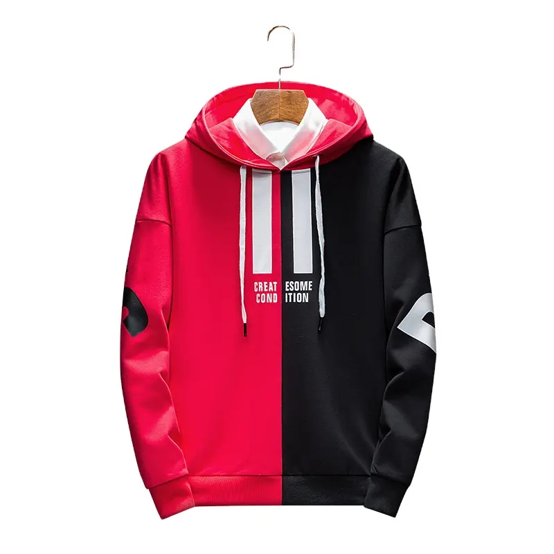 High Quality 30% cotton 70% polyester teenagers customized pullover hoodies