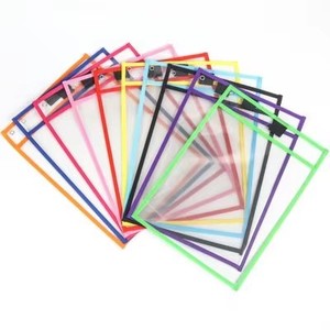 Classeur de poche portable, pièces, poches sèches, planche d'écriture et d'écrans, outil <span class=keywords><strong>sec</strong></span> pour enseigner les Pastels des enfants - Product Image 2