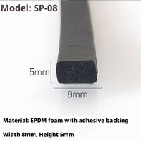 Tira de Sellado de PVC EPDM Impermeable y Antiinsectos, Resistente a Golpes y al Polvo, Color Personalizado para Maquinaria, Equipo y Bordes de Vidrio