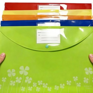 Sobre para Documentos con Botones a Presión, Tamaño Grande, Diseño Floral, Carpeta de Plástico Elegante para Oficina y Escuela - Product Image 4