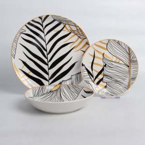 Juego de <span class=keywords><strong>Vajilla</strong></span> de Porcelana Fina de Primera Calidad <span class=keywords><strong>para</strong></span> <span class=keywords><strong>6</strong></span> <span class=keywords><strong>Personas</strong></span>, Precio al por Mayor, Colección de <span class=keywords><strong>Vajilla</strong></span> de Cerámica, Platos y Tazones Elegantes - Product Image 2