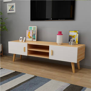 Meuble <span class=keywords><strong>TV</strong></span> pour petite maison salon maison moderne simple <span class=keywords><strong>pied</strong></span> en bois debout table à thé meuble <span class=keywords><strong>TV</strong></span> combiné terre meuble <span class=keywords><strong>TV</strong></span> - Product Image 5