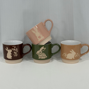 Personalized Rabbit Design Porcelain Mug-Unique <b>Easter</b> Birthday Gift for Coffee/Tea Dishwasher Microwave Safe Reusable Business - Product Image 6