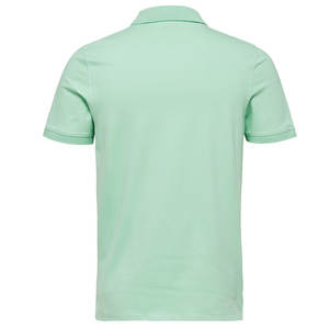 Polo tricoté blanc pour hommes, simple, vêtements décontractés - Product Image 2