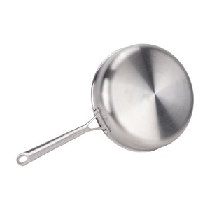 Juego de utensilios de cocina duraderos de gran venta 2025, revestimiento de cerámica de acero inoxidable de tres capas de Metal, sartén antiadherente plana para cocinas - Product Image 6
