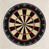 Cible de fléchettes en sisal OEM en gros pour divertissement sportif décontracté, avec un affichage des scores clair, pour stimuler le plaisir du jeu quotidien, pour tous les âges, équipement de fléchettes
