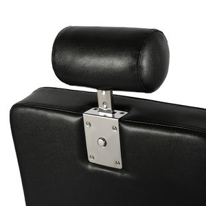 Kursi Barber Profesional Warna Cokelat dengan Pompa Hidrolik, Kursi Kayu yang Dapat Direbahkan untuk <span class=keywords><strong>Salon</strong></span> Spa, Peralatan Kecantikan Laris untuk Barbershop - Product Image 4