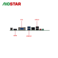 Industri Mini ITX Motherboard Intel Core I3/i5/i7 3rd U seri CPU 8GB DDR3 6 RS232 2 RS485 seri port baru ukuran 37U