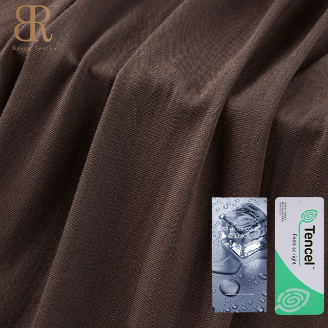 Sustainable Lightweight Breathable Antibacterial Lyocell Fabric for Tshirts and Fashion Clothing Ten Cel Lyocell Fabric